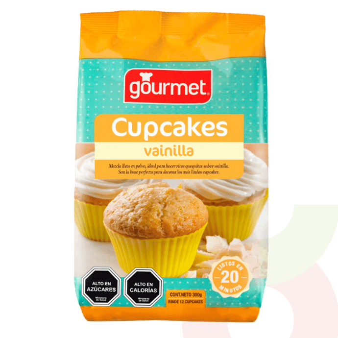 Pre-Mezcla Cupcake De Vainilla-Gourmet 300Gr - Premezcla Cupcake Vainilla-Gourmet 300Gr