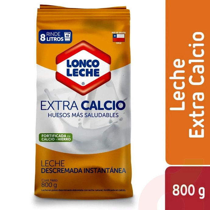Leche en Polvo Extra Calcio Loncoleche 800Gr  - Loncoleche 800 Gr.JPG