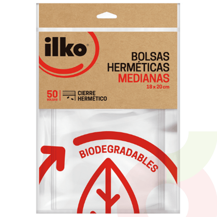 Bolsa Mediana Ilko 50 Unidades - Bolsa Mediana-Ilko 50 Unid