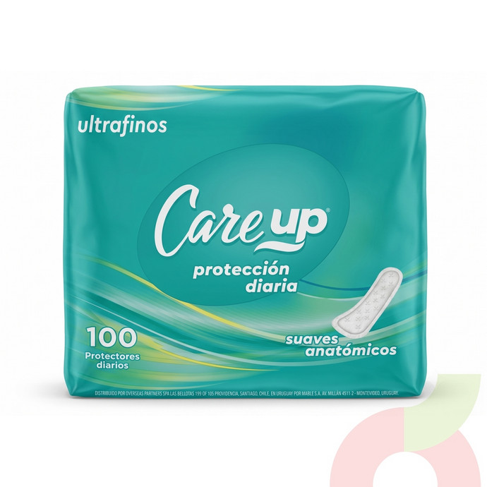 Protectores Diarios Ultrafinos Care Up 100 Unidades - Protectores Diarios Ultrafinos Care Up 100 Unidades.JPG