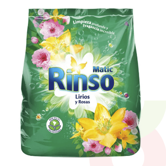 Detergente Lirios y Rosas Rinso 3Kg - Detergente Rinso Lirios Y Rosas 3Kg