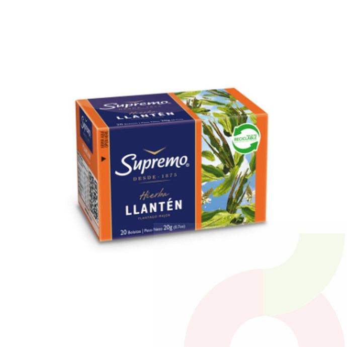 Hierba Llantén Supremo 20 Unidades 20Gr - té llaten supremo.jpg