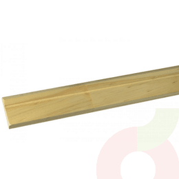 Guardapolvo Pino Chaflán/Cantería 3.00 Mt 13X43 