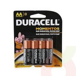 Pila AA 4 Unidades 1.5V Duracell 