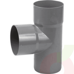Tee PVC Sanitario  75x75mm 