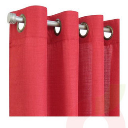 Set Cortinas Illusions Mónaco Terracota 8 piezas