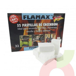 Pastillas Encendido Fuego Flamax 32Uni. S/Olor