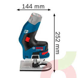 Fresadora Inalambrica Bosch GKF 12V-8