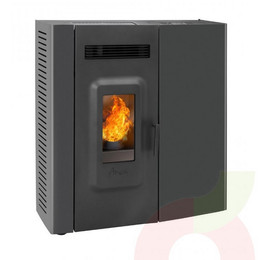 Calefactor Pellet Slim Amesti 9000 Negro S/Kit