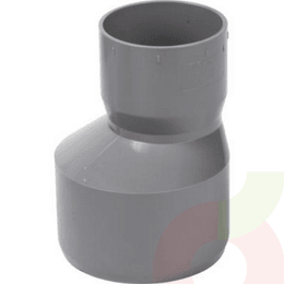 Reducción PVC Sanitario Gris 75x50 