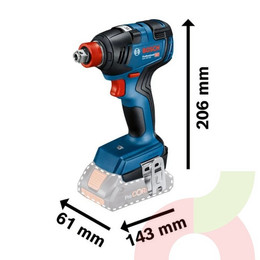 Llave Impacto Inalam. Bosch GDX 18V-200 S/Bateria