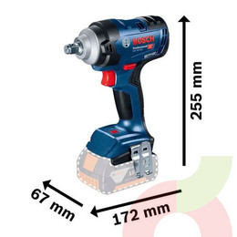 Llave Impacto Inalam. Bosch GDS 18V-400 C/Bateria