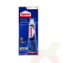 Pegamento Transparente 120cc blíster Agorex 