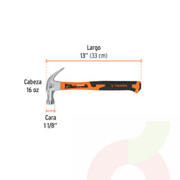 Martillo Mango Fibra Ma-16F Truper