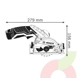 Sierra Circular Inalambrica Bosch 12V GKS 12V-26