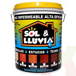 Barniz  Caoba por Galón Sol Y Lluvia