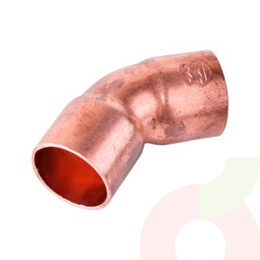 Codo Cu 1/2 x 45° FluChile