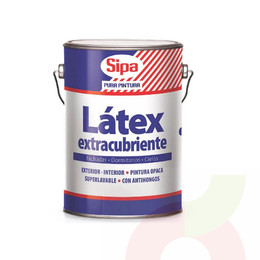 Látex Extra Cubriente Blanco por Galón Sipa 