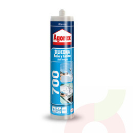 Silicona 700 Blanco 300ml Agorex  