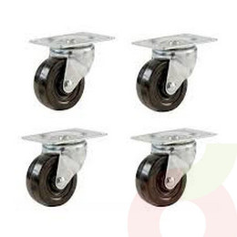 Rueda Mueble Con Base Giratiria 50Mm 35Kg