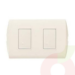 Interruptor Doble BTicino Blanco Armado 9/15 