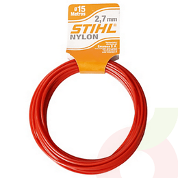Piola Orilladora Nylon 2.7mm por 15Mt Stihl 