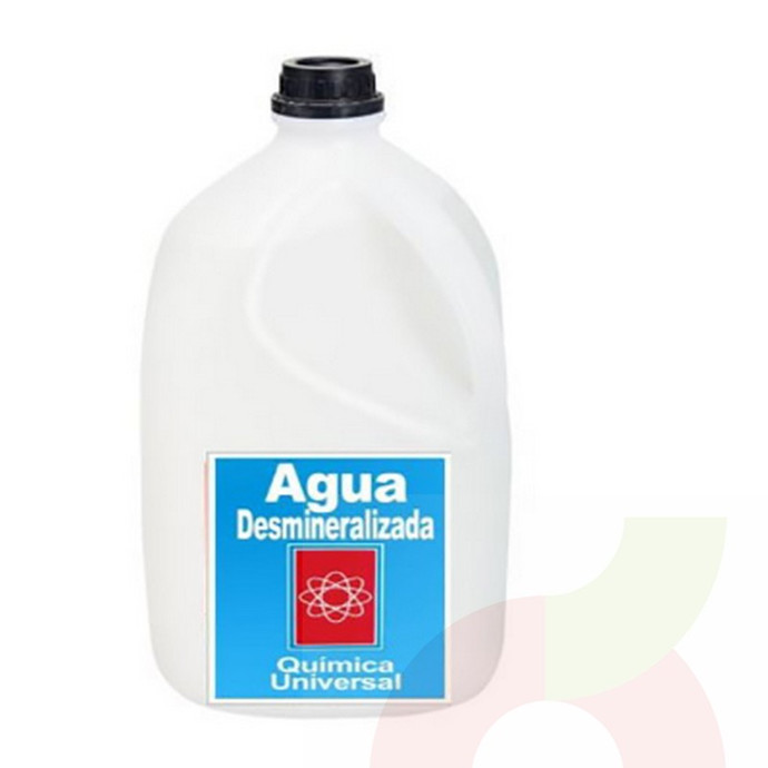 Agua Desmineralizada 5Lt Química Universal - Agua desmineraliza qu.jpg