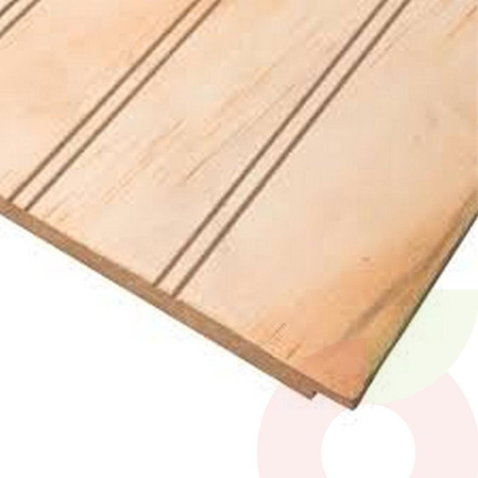 Tablero MDF Folio Ranurado Haya 1.52 x 2.44 x 18mm - Tablero Mdf 1.52X2.44X18Mm Folio Ran. Haya