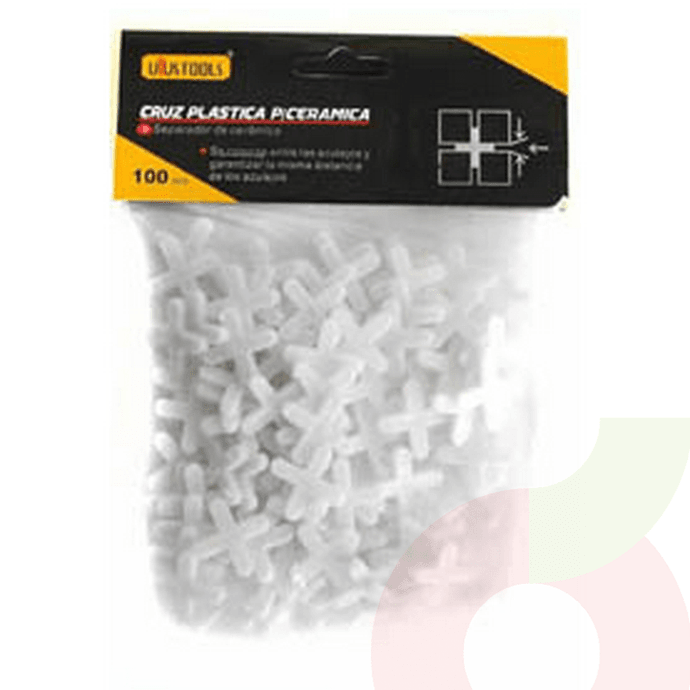 Separador Cerámica Uyus Cruz 4mm x 100 Unidades - Separador Cer. Cruz 4Mm (100 Unid) Uyus (Crz004)