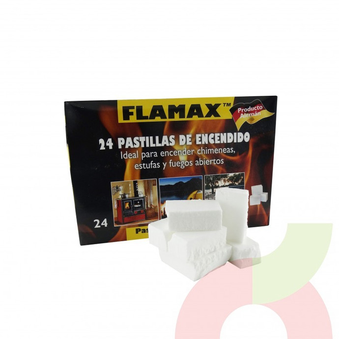 Pastillas Encendido Fuego Flamax 24Uni. - 4012425144005 Iniciadores De Fuego 24 Un Flamax.JPG