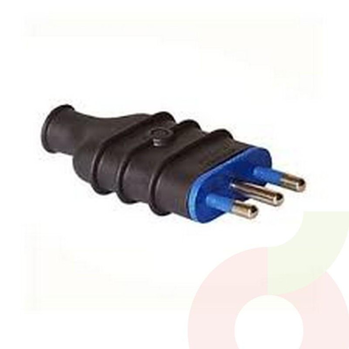 Enchufe Macho Volante 2P+T - Eenchufe Macho Volante 2P+T
