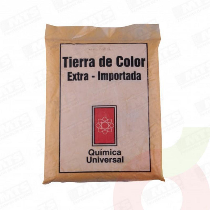  Química Universal Tierra Ocre Extra 1 Kg - Tierra Color Ocre Extra X Kilo Q.Universal