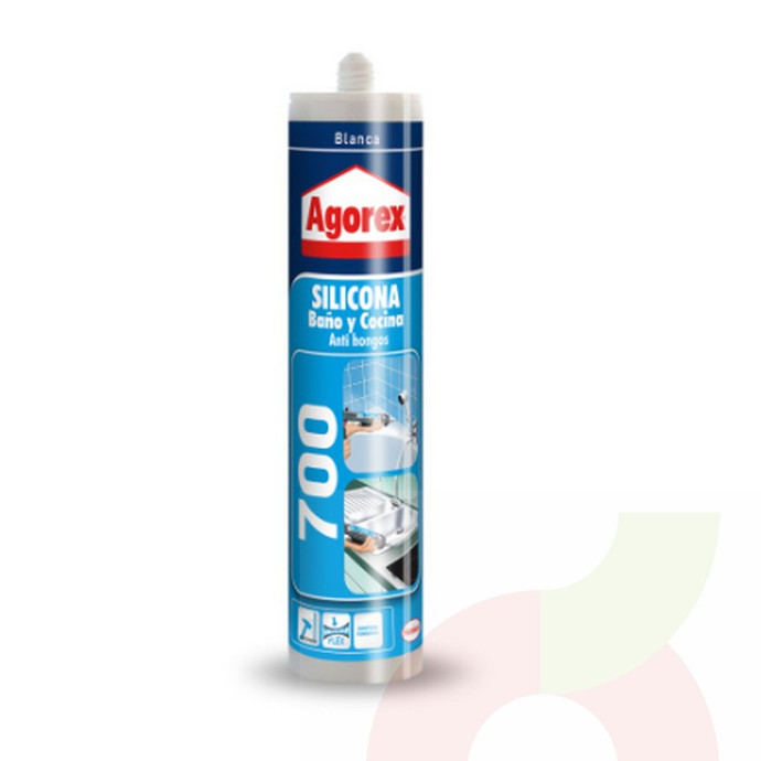 Silicona 700 Blanco 300ml Agorex   - Agorex 700.jpg