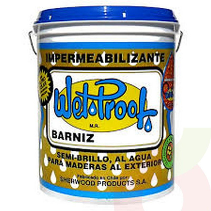 Barniz Oliva Wetproof 1Lt - Barniz Wetproof Oliva Por Litro