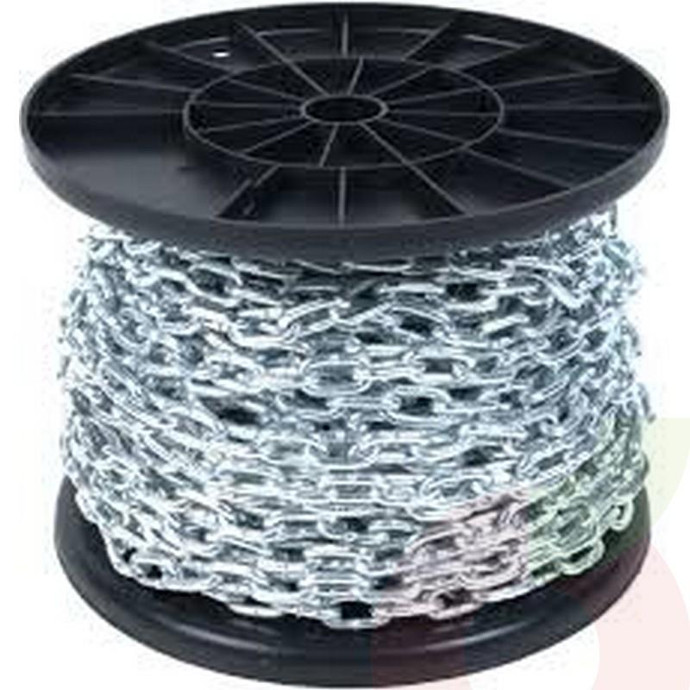 Cadena Galvanizada Esl. Corto 4mm x 1 Mt - Cadena Galv.Esl.Corto 4 Mm X Metro 2826