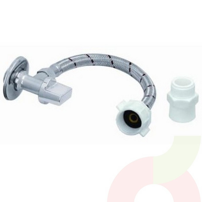 Llave Corsovalu ángulo con Flexible 1/2