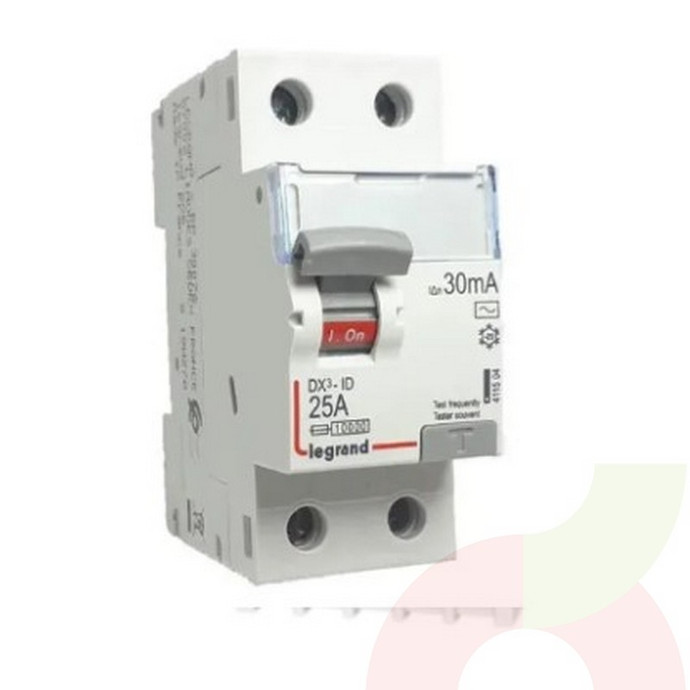 Interruptor Diferencial Legrand 2x25 x 30m - Interruptor Diferencial Legrand 2X25 30M