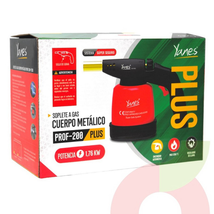 Soplete Gas C/Piezo Yanes Prof-200P - 7807010152841.JPG