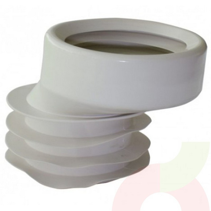 Adaptador Excéntrico Flexible WC Hoffens 110mm  - Adaptador Excentrico Flexible Wc 110Mm Hoffens