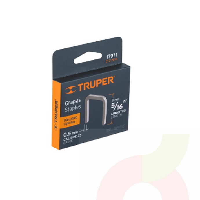 Corchetes Et-21 5/16 Truper  - Grapas 516.jpg