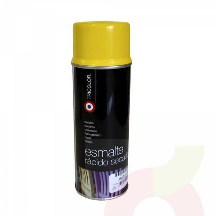 Pintura Spray Amarillo Limón Tricolor  - Pintura Spray Tric. Amarillo Limon