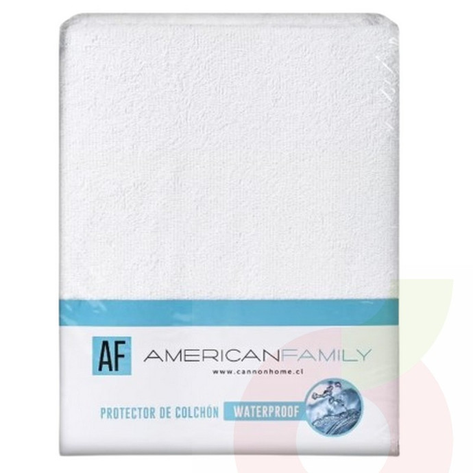 Protector de Colchón American Family Waterproof 2.5 Plazas - 5609013648701 Protector de Colchón American Family Waterproof 2.5 Plaza Cannon.JPG