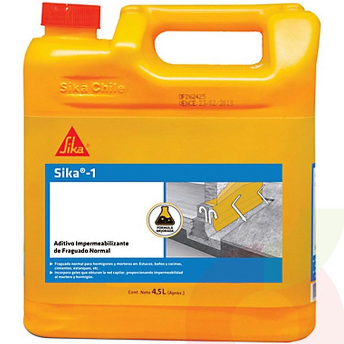 Sika Bidón 4.5 Lt - Sika 1 Bidon 4.5 Litros