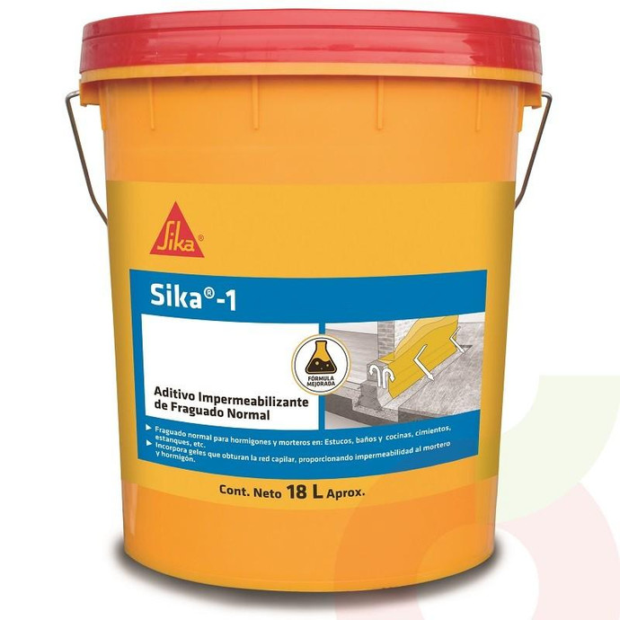 Sika1 18Kg  - Sika 1 Por Tineta 18 Litros