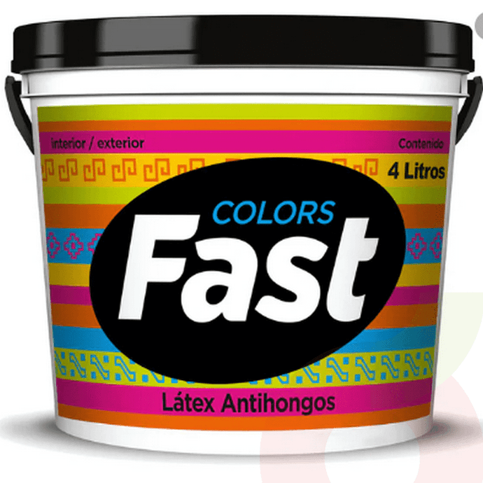 Látex Fast Rosa por Galón Tricolor  - Latex Tricolor Fast Rosa Por Galon