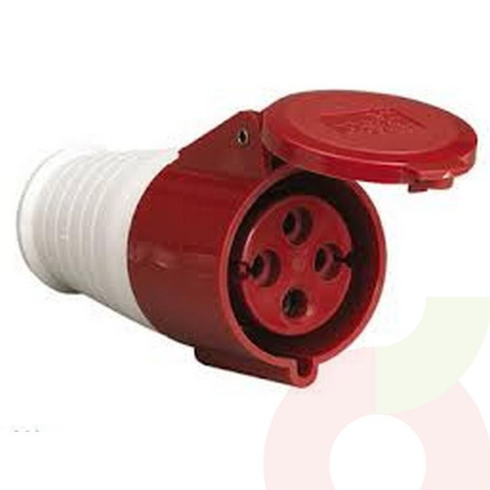 Enchufe Hembra Industrial 3P 16A  - Enchufe Hembra 3P 16A Industrial