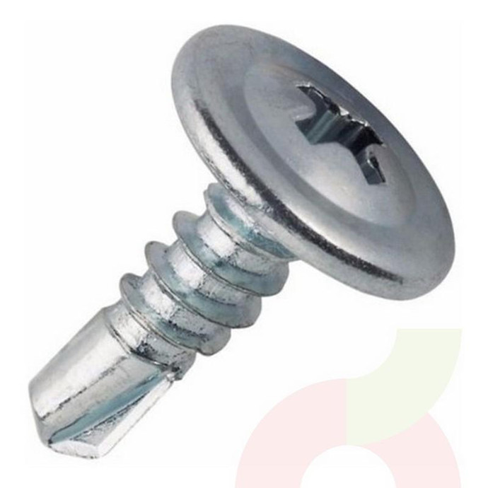 Tornillo Autoperforante con Trus con golilla Zincado 8x3/4 100 Unidades - Torn. Autop.C.Trus.C/Gol Zn 8X3/4 Pf Cx100Unid