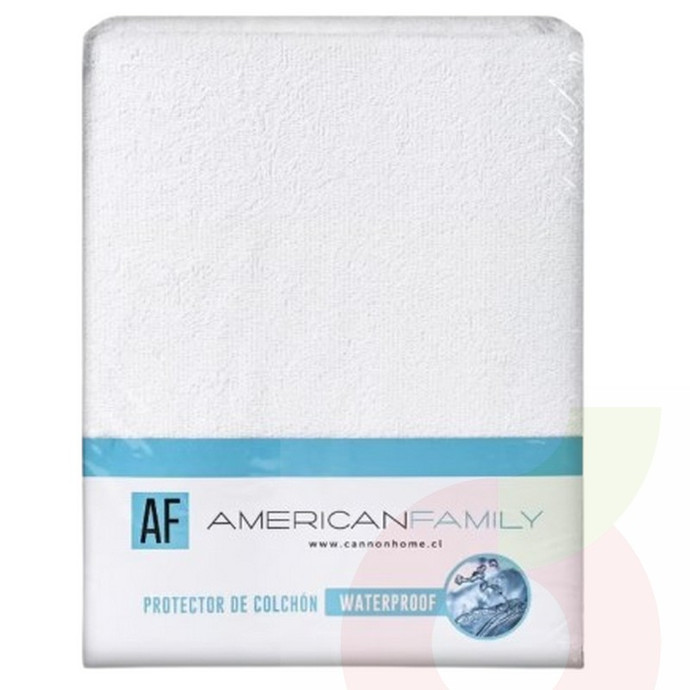 Protector de Colchón American Family Waterproof 2 Plazas Cannon - 5609013648695 Protector de Colchón American Family Waterproof 2 Plaza Cannon.JPG