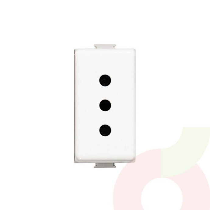 Módulo Enchufe 2P 10A Matrix Marfil - Modulo Enchufe 2P 10A Matrix Marfil