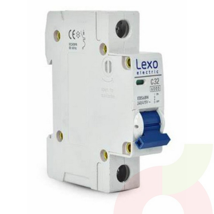 Interruptores Automático Lexo 32A 1x32A  - Interruptores Automatico Lexo 32A 1X32A 